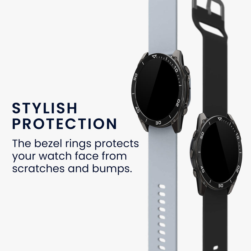 kwmobile Protective Ring Compatible with Garmin Fenix 8 51mm AMOLED Fitness Tracker