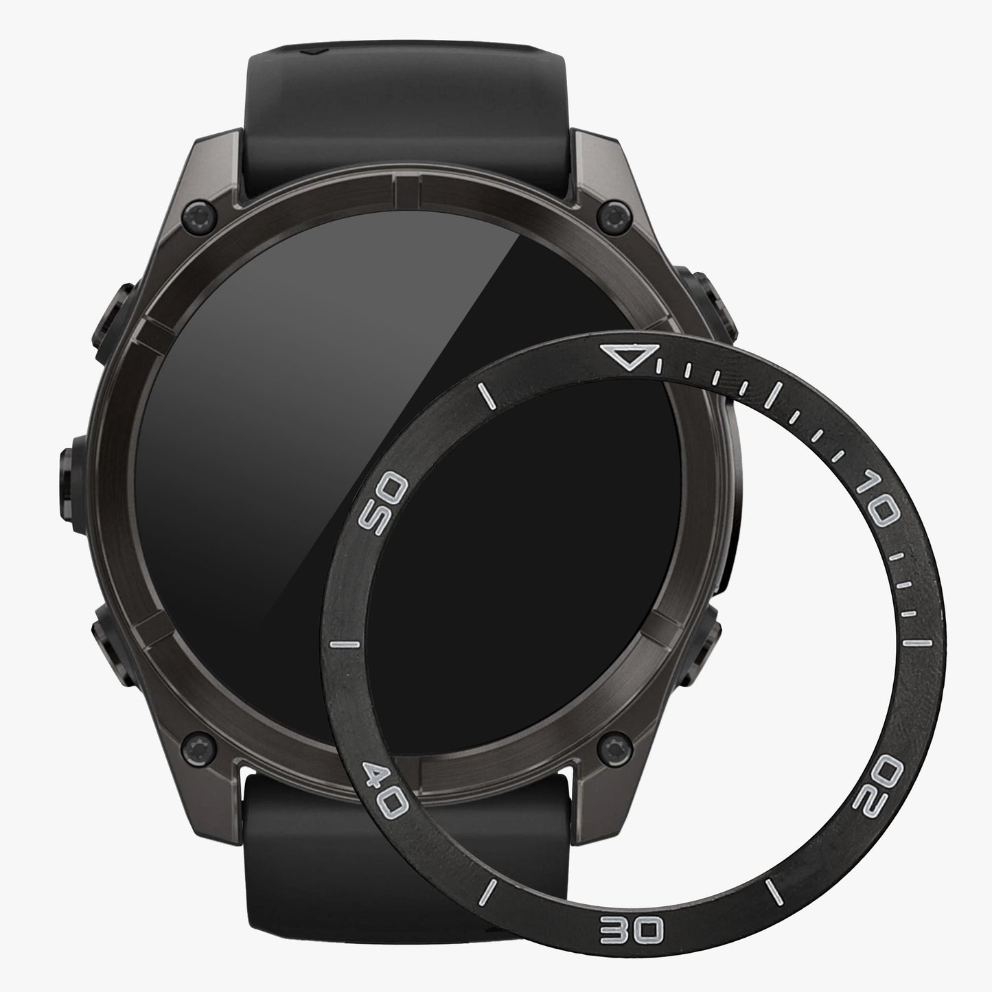 kwmobile Protective Ring Compatible with Garmin Fenix 8 51mm AMOLED Fitness Tracker