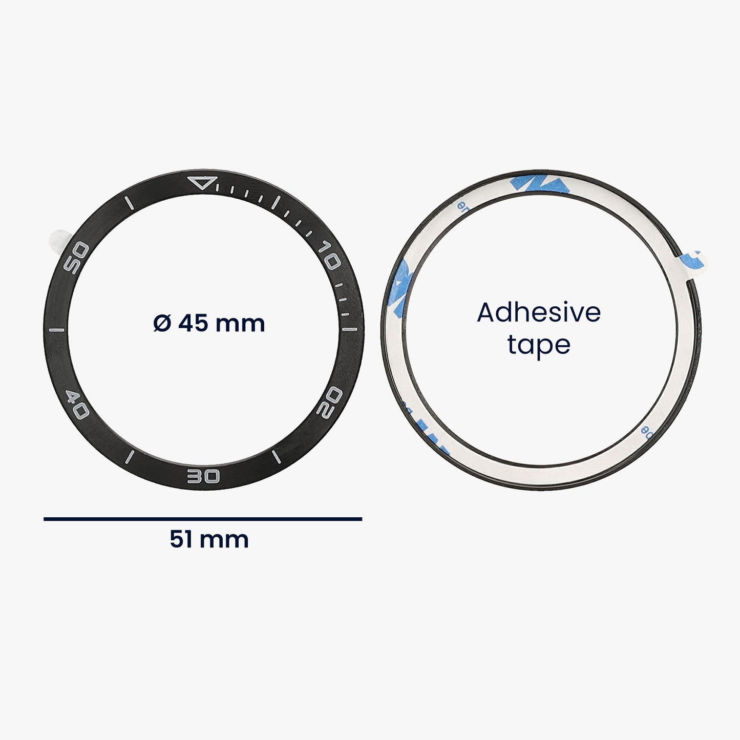 kwmobile Protective Ring Compatible with Garmin Fenix 8 51mm AMOLED Fitness Tracker