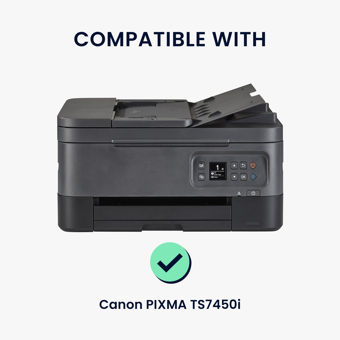 kwmobile Cover compatible with Canon PIXMA TS7450i Case Bag for Printer Dust Cover Protective Hood Protective Cover