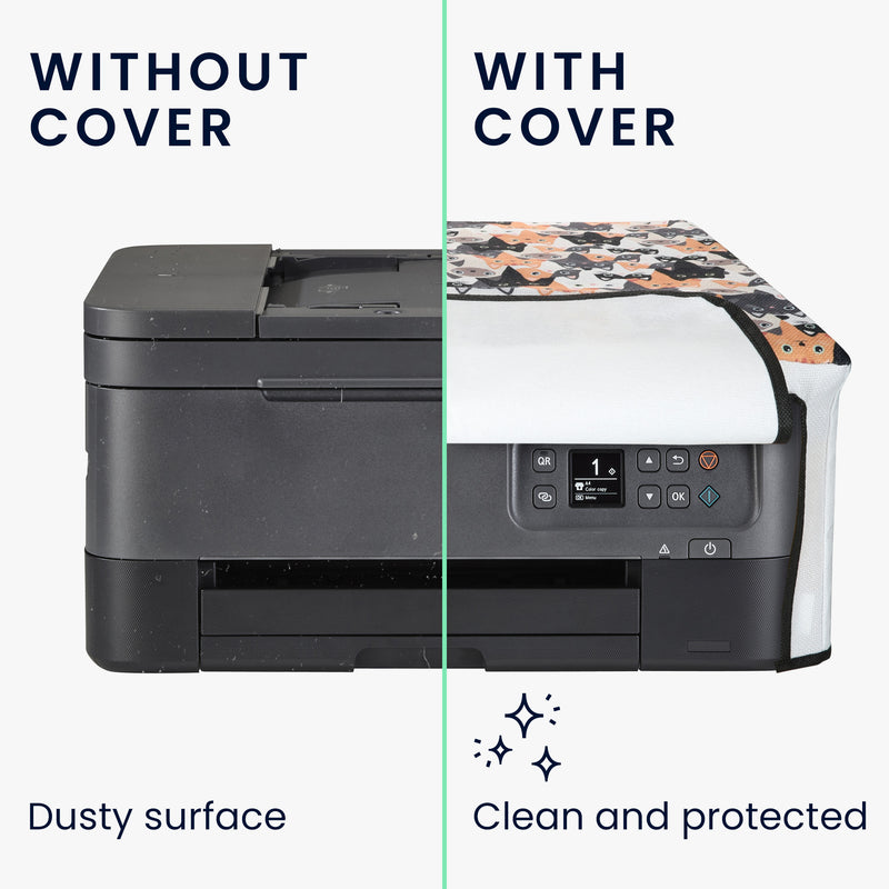 kwmobile Cover compatible with Canon PIXMA TS7450i Case Bag for Printer Dust Cover Protective Hood Protective Cover