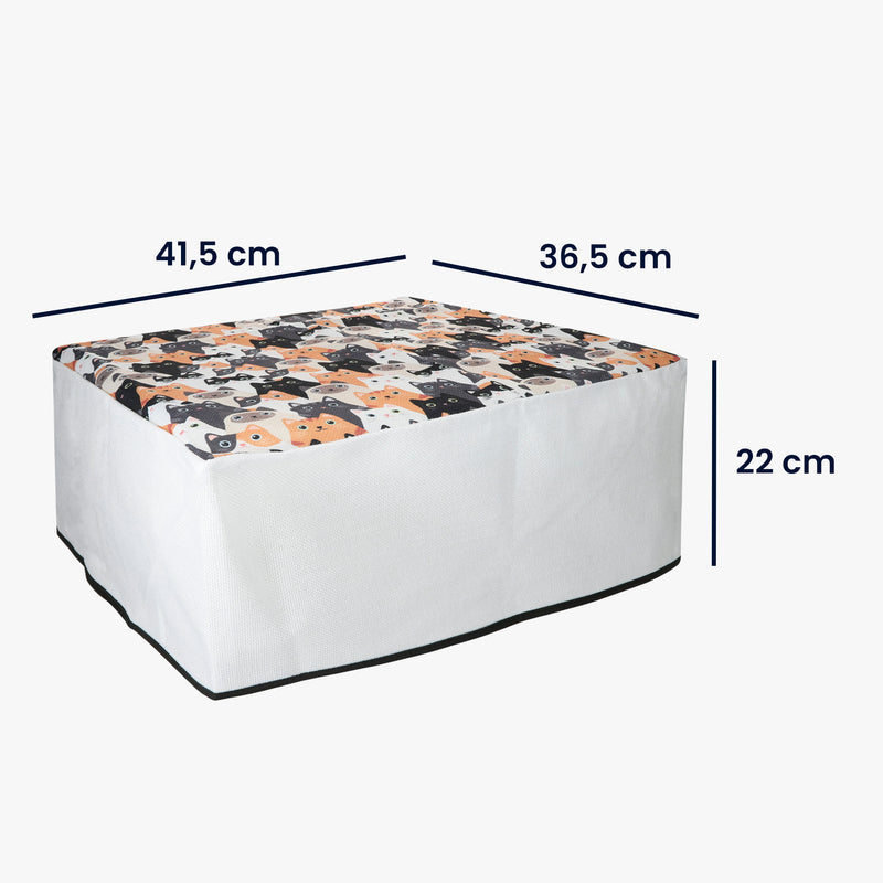 kwmobile Cover compatible with Canon PIXMA TS7450i Case Bag for Printer Dust Cover Protective Hood Protective Cover