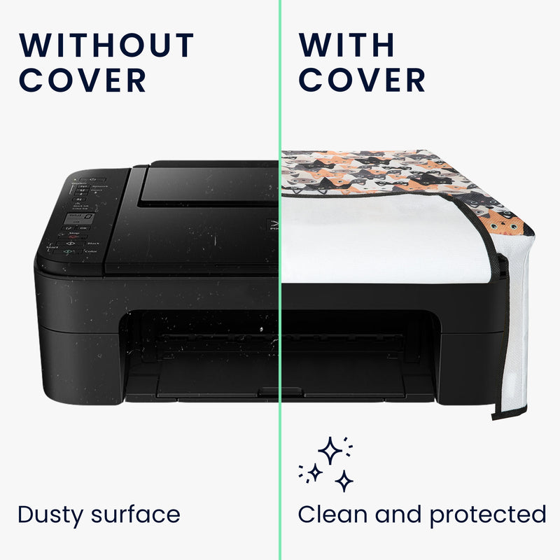 kwmobile Cover compatible with Canon Pixma TS3151 / 3150 Case Bag for Printer Dust Cover Protective Hood Protective Case