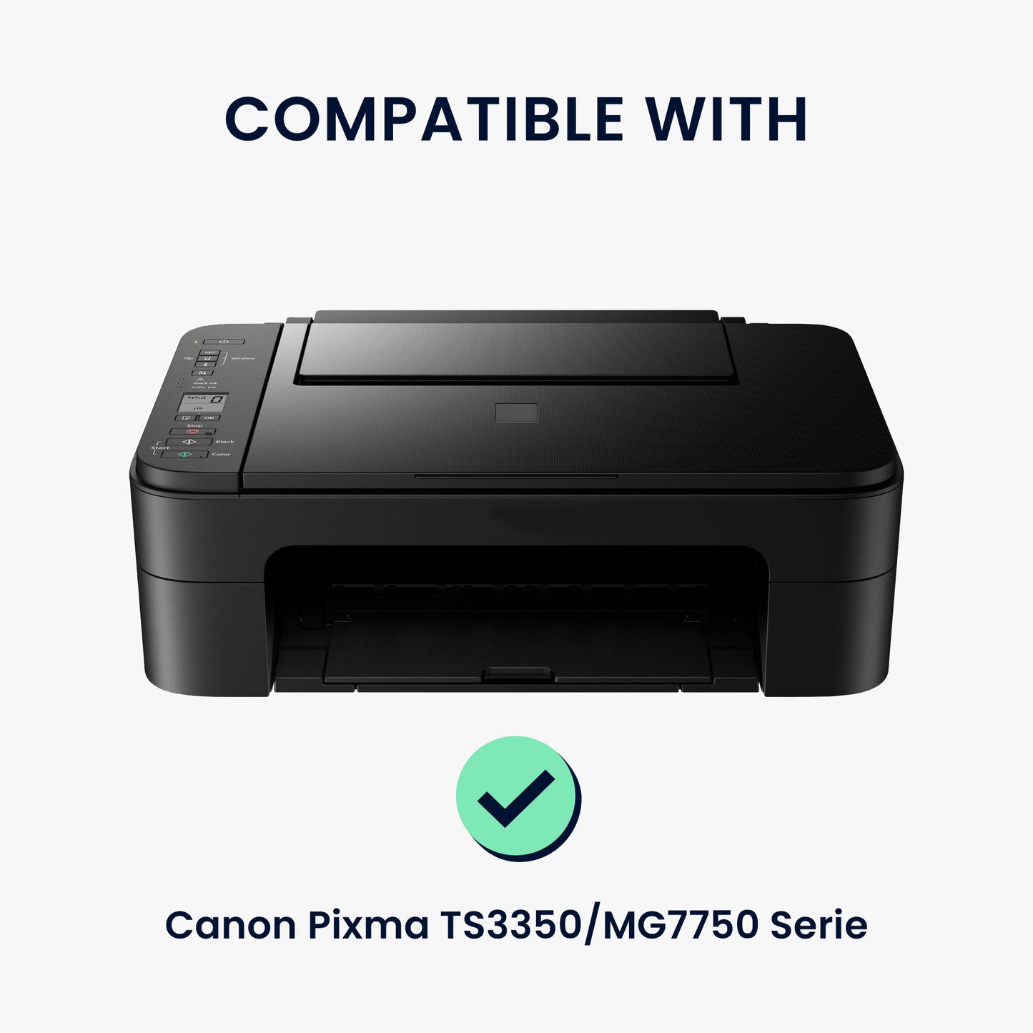 kwmobile Cover compatible with Canon Pixma TS3350 / MG7750 Series Case - Printer Bag - Dust Cover Protective Hood Protective Sleeve