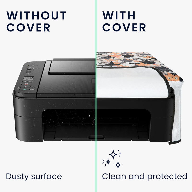 kwmobile Cover compatible with Canon Pixma TS3350 / MG7750 Series Case - Printer Bag - Dust Cover Protective Hood Protective Sleeve