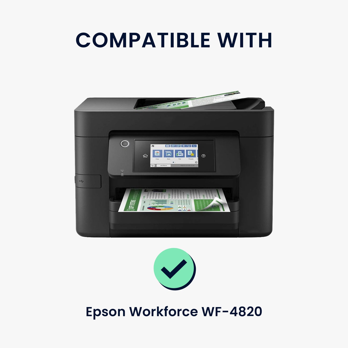 kwmobile Cover compatible with Epson Workforce WF-4820 Case Bag for Printer Dust Cover Protective Hood Protective Cover