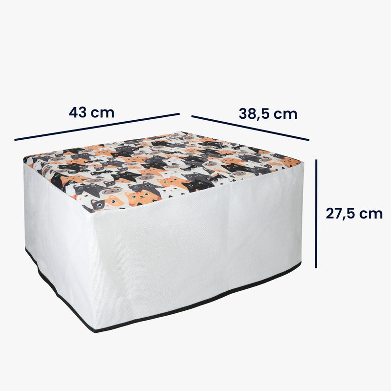 kwmobile Cover compatible with Epson Workforce WF-4820 Case Bag for Printer Dust Cover Protective Hood Protective Cover