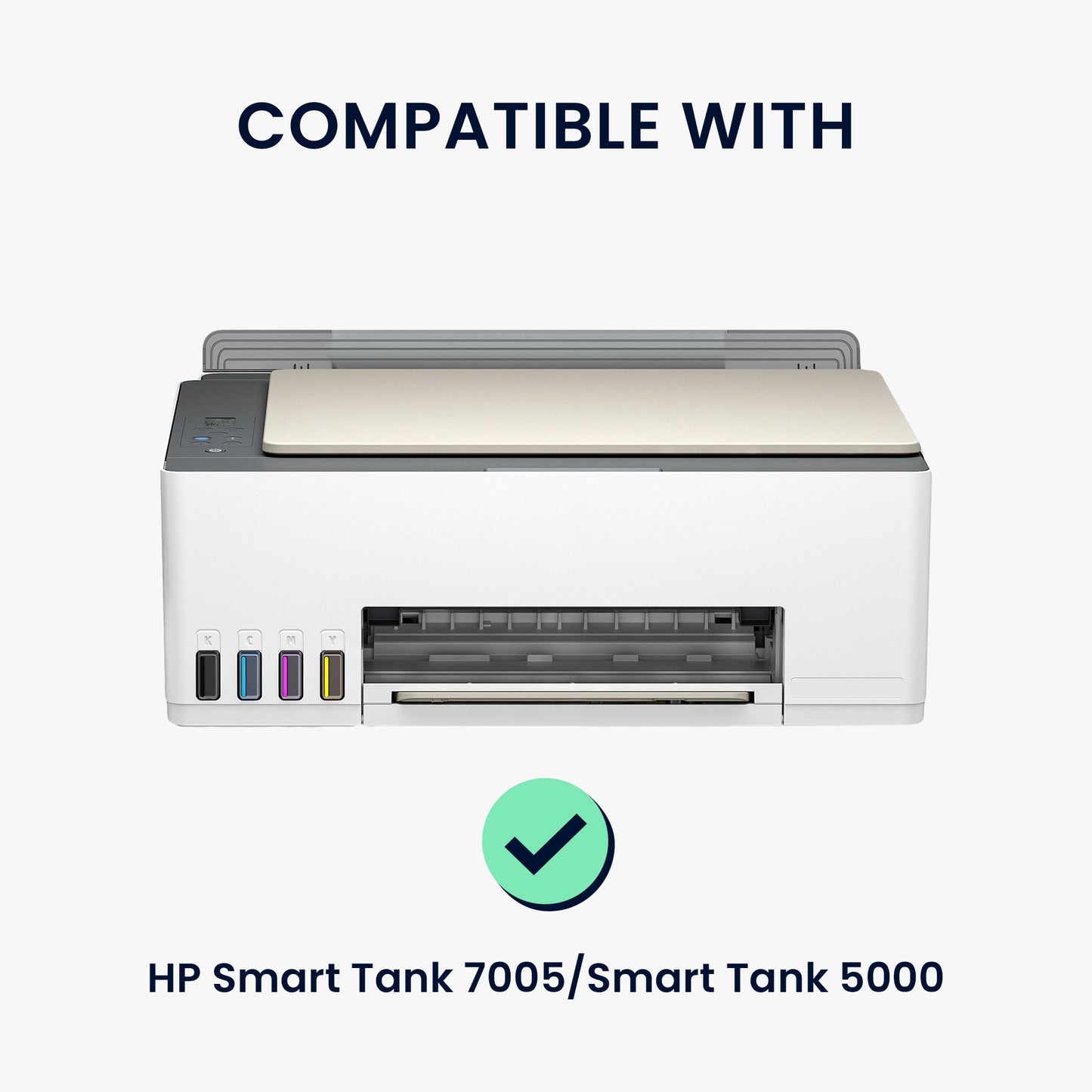 kwmobile Cover Compatible with HP Smart Tank 7005 / Smart Tank 5000 Case Bag for Printer Dust Cover Protective Hood Protective Cover