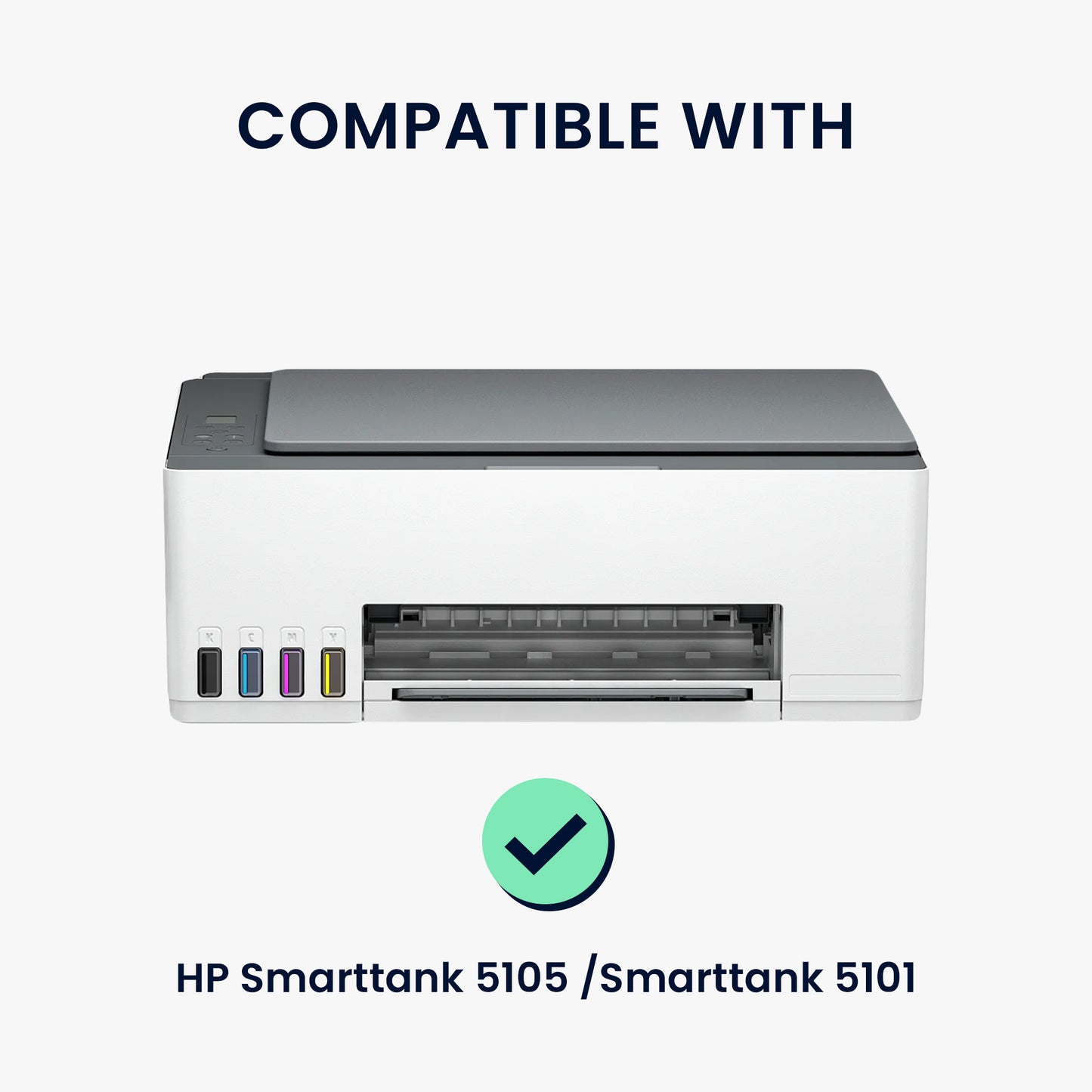 kwmobile Cover compatible with HP Smarttank 5105 / Smarttank 5101 Case Bag for Printer Dust Cover Protective Hood Protective Cover