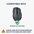 kwmobile Mouse Bag compatible with TECKNET Pro 2.4G 2600 Case - Cover for Bluetooth Mouse made of robust fabric