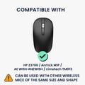 kwmobile Mouse Pouch compatible with HP Z3700 / Anmck M1P / AE WISH ANEWISH / cimetech TM013 Case - Cover for Bluetooth Mouse made of Durable Neoprene Fabric