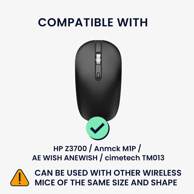 kwmobile Mouse Pouch compatible with HP Z3700 / Anmck M1P / AE WISH ANEWISH / cimetech TM013 Case - Cover for Bluetooth Mouse made of Durable Neoprene Fabric