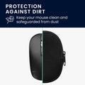 kwmobile Mouse Pouch compatible with HP Z3700 / Anmck M1P / AE WISH ANEWISH / cimetech TM013 Case - Cover for Bluetooth Mouse made of Durable Neoprene Fabric