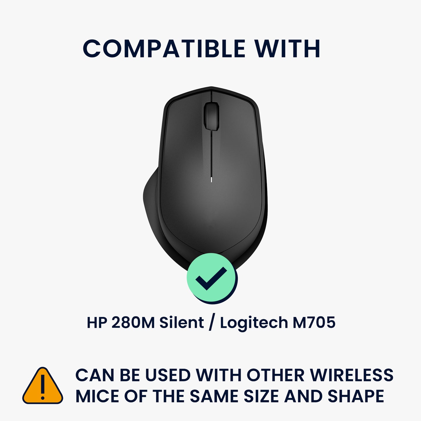 kwmobile Mouse Bag compatible with HP 280M Silent / Logitech M705 Case for Bluetooth Mouse made of durable fabric