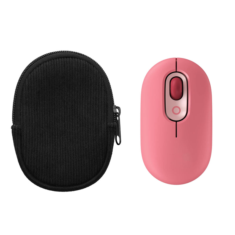 kwmobile Mouse Bag compatible with Logitech POP Mouse Case - Neoprene Fabric Bluetooth Mouse Cover