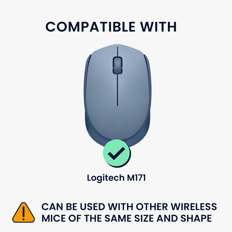 kwmobile Mouse Bag Compatible with Logitech M171 Case - Cover for Bluetooth Mouse Made of Robust Neoprene Fabric