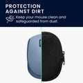 kwmobile Mouse Bag Compatible with Logitech M171 Case - Cover for Bluetooth Mouse Made of Robust Neoprene Fabric