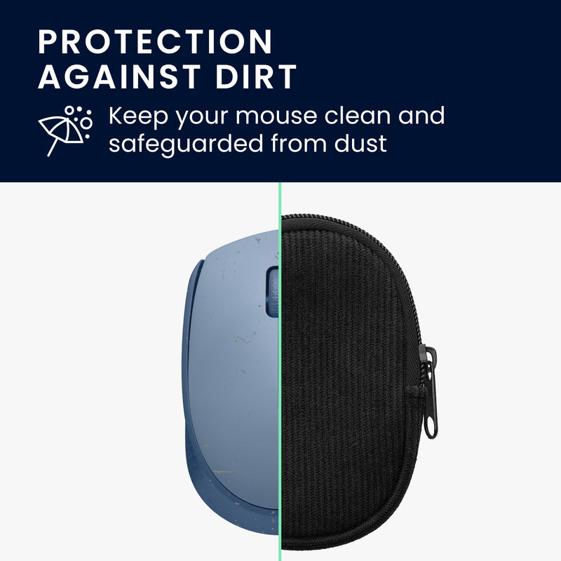 kwmobile Mouse Bag Compatible with Logitech M171 Case - Cover for Bluetooth Mouse Made of Robust Neoprene Fabric
