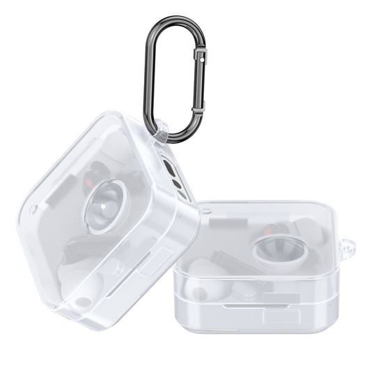 kwmobile Hülle kompatibel mit Nothing Ear (3) 2025 Hülle - Kopfhörer Case - TPU Silikon Cover - Schutzhülle in Transparent Transparent  