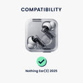 kwmobile Case compatible with Nothing Ear (3) 2025 Headphone Case Protective Cover