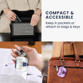 kwmobile Headphone Case compatible with Samsung Galaxy Buds 3 / Galaxy Buds 3 Pro Case with Stand Function and Security Latch