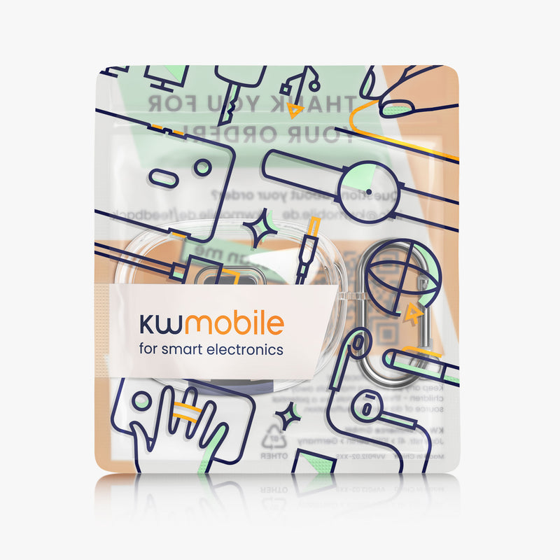 kwmobile Headphone Case Compatible with Bose Ultra Open Earbuds Cover with Stand Function and Safety Clasp