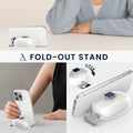 kwmobile Headphone Case Compatible with Bose Ultra Open Earbuds Cover with Stand Function and Safety Clasp