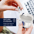 kwmobile Headphone Case Compatible with Bose Ultra Open Earbuds Cover with Stand Function and Safety Clasp