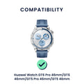 kwmobile Watch Strap for Huawei Watch GT6 Pro 46mm / GT6 46mm / GT5 Pro 46mm / GT5 46mm Bracelet Fitness Tracker Band Set Replacement Strap Smartwatch