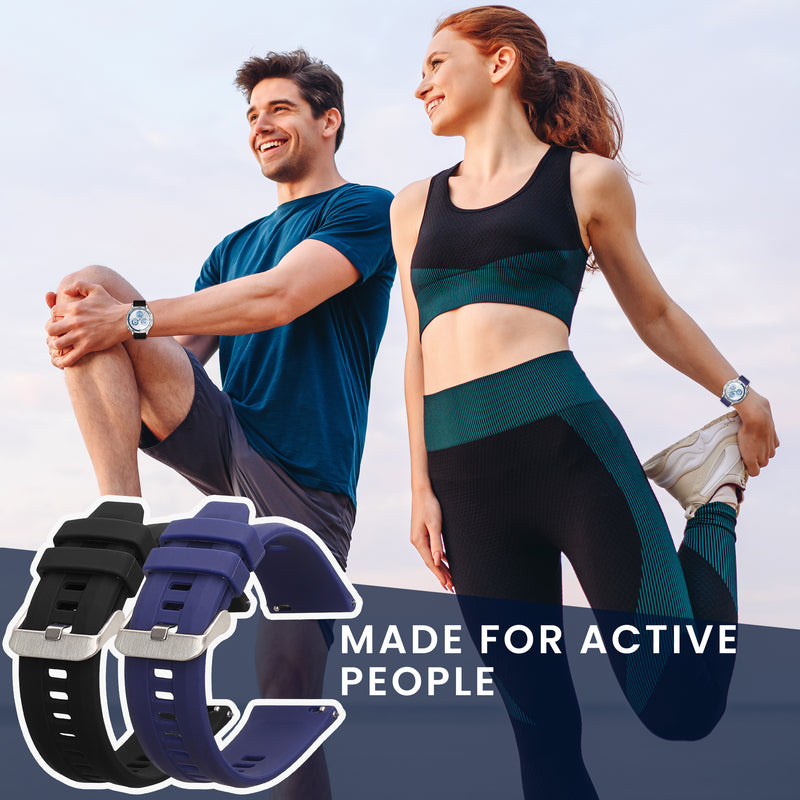 kwmobile Watch Strap for Huawei Watch GT6 Pro 46mm / GT6 46mm / GT5 Pro 46mm / GT5 46mm Bracelet Fitness Tracker Band Set Replacement Strap Smartwatch