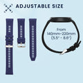 kwmobile Watch Strap for Huawei Watch GT6 Pro 46mm / GT6 46mm / GT5 Pro 46mm / GT5 46mm Bracelet Fitness Tracker Band Set Replacement Strap Smartwatch