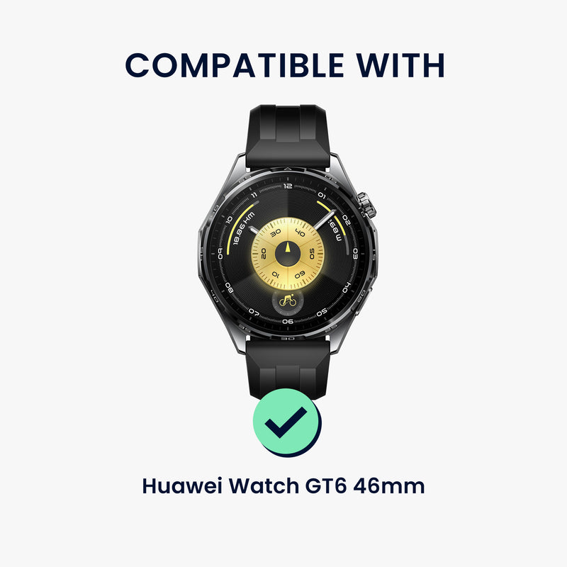 kwmobile Protective Case compatible with Huawei Watch GT6 46mm Case Fitness Tracker Case Soft Smartwatch Case