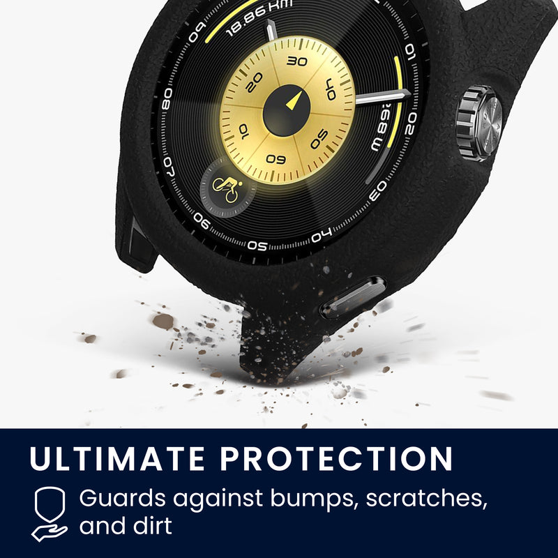 kwmobile Protective Case compatible with Huawei Watch GT6 46mm Case Fitness Tracker Case Soft Smartwatch Case