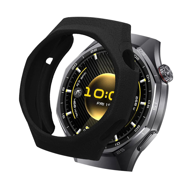 kwmobile Schutzhülle kompatibel mit Huawei Watch GT6 Pro 46mm Hülle - Fitness Tracker Case aus TPU - Soft Smartwatch Case Schwarz Schwarz  