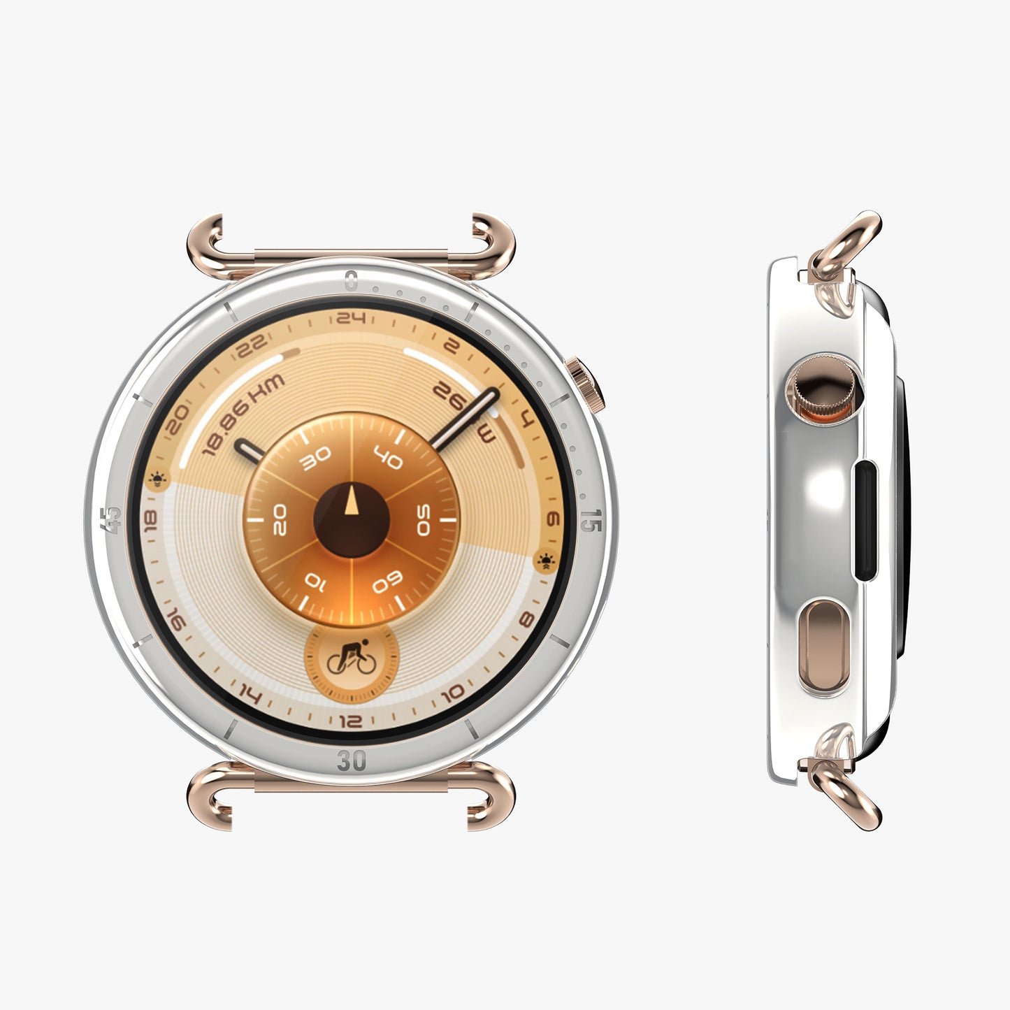 kwmobile Case for Huawei Watch GT6 41mm Fullbody Display Cover Set
