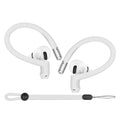 kwmobile Ohrbügel für In-Ear-Kopfhörer kompatibel mit Apple Airpods 1 / 2 / 3 / 4 / Pro 1 / Airpods Pro 2 Halterung - Ohr Halterung für Bluetoooth Kopfhörer - Weiß Weiß  