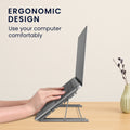 kwmobile Laptop Stand for Laptop PC / Portable Monitor / Tablet Laptop Stand - Laptop Stand Accessory - Notebook Stand - Holder