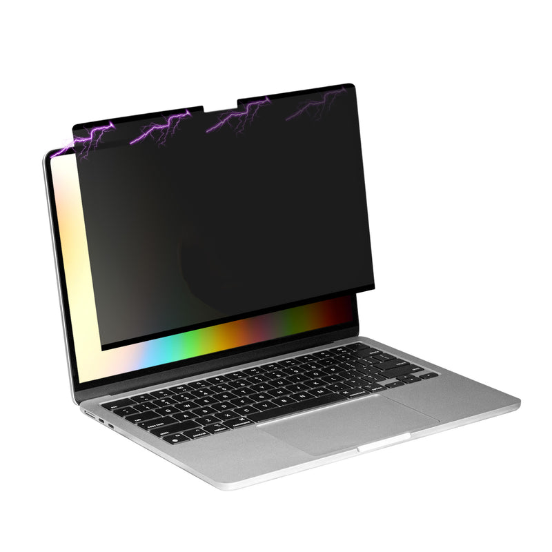 kwmobile Privacy Screen Protector for Apple MacBook Pro 13.3 M1 M2 Film Anti-Spy Screen Privacy Film Laptop Film Magnetic Anti-Spy Film Laptop Protection