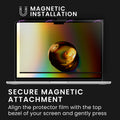 kwmobile Privacy Screen Protector for Apple MacBook Pro 13.3 M1 M2 Film Anti-Spy Screen Privacy Film Laptop Film Magnetic Anti-Spy Film Laptop Protection