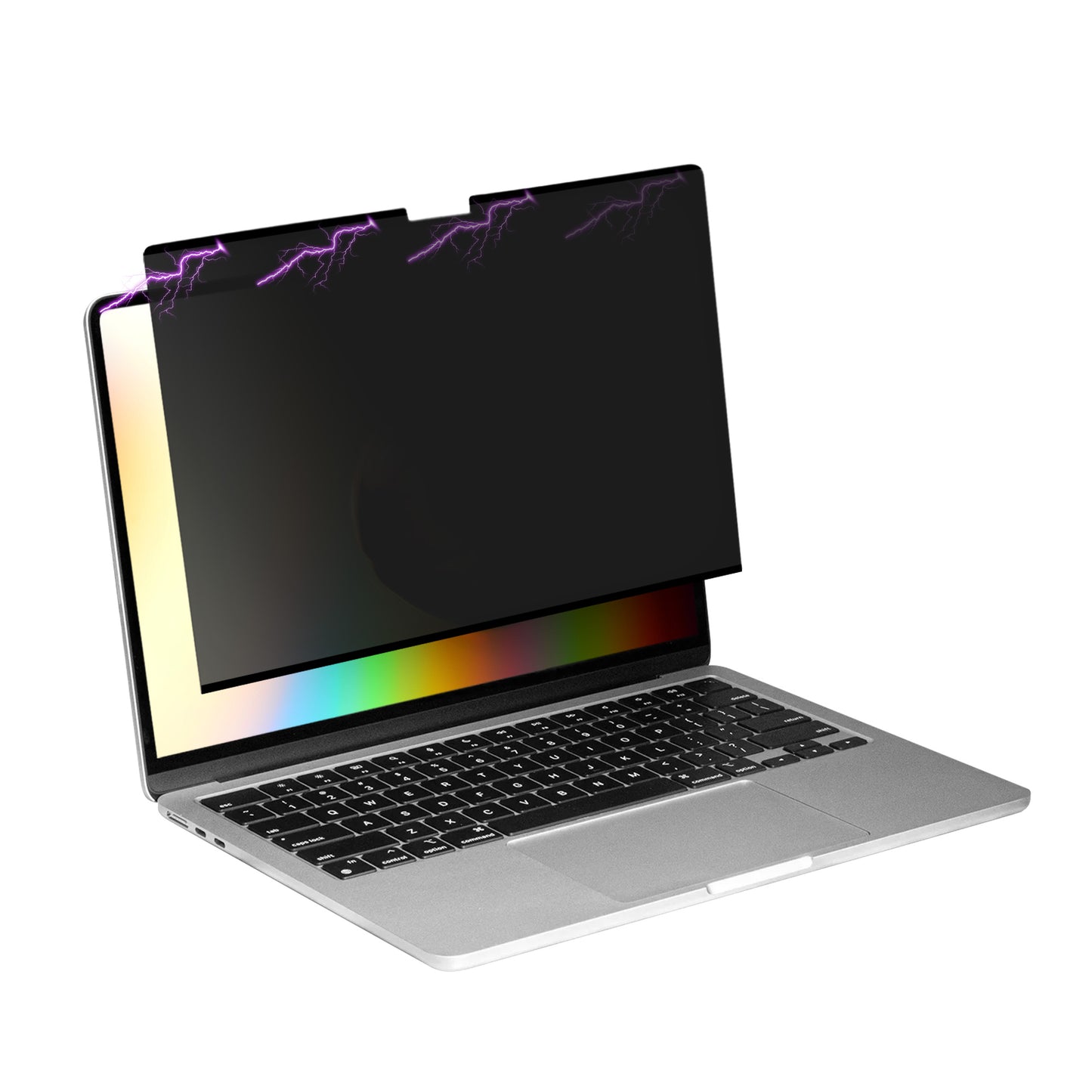 kwmobile Privacy Screen Protector for Apple MacBook Pro 16.2 2024 M4 A3403 / A3186 Film - Privacy Screen - Magnetic Laptop Film - Anti-Spy Film - Laptop Protection