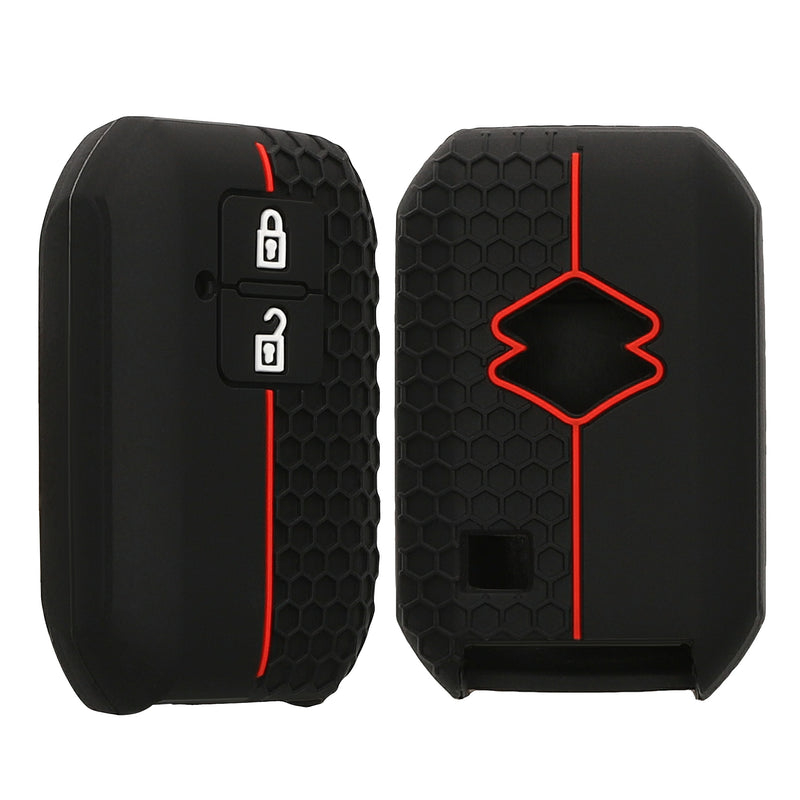 kwmobile Car Key Cover Compatible with Suzuki 2-Button Car Key Keyless Go Cover