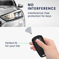 kwmobile Car Key Cover Compatible with Audi 3 Button Smart Key (Keyless Go Only) Cover