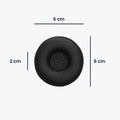 kwmobile Ear Pads for Jabra Engage 50 / Engage 30 Earpad Replacement Parts Headphone Replacement Pads for Over Ear Headphones