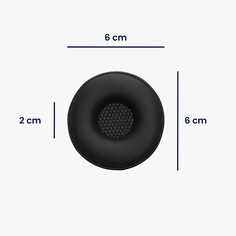 kwmobile Ear Pads for Jabra Engage 50 / Engage 30 Earpad Replacement Parts Headphone Replacement Pads for Over Ear Headphones