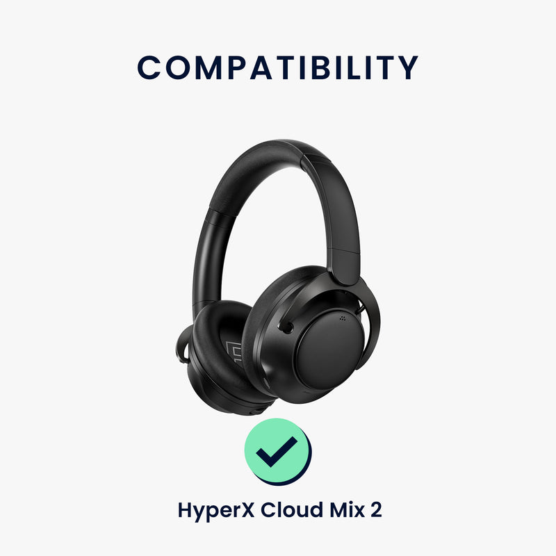 kwmobile Ear Pads for HyperX Cloud Mix 2 Earpads Replacement Ear Cushions Headphone Replacement Parts Headphone Replacement Pads Over Ear Headphones