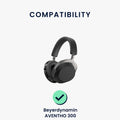 kwmobile Ear Pads for Beyerdynamic AVENTHO 300 Ear Cushions Replacement Ear Pads Headphone Spare Parts Headphone Replacement Pads Over Ear Headphones