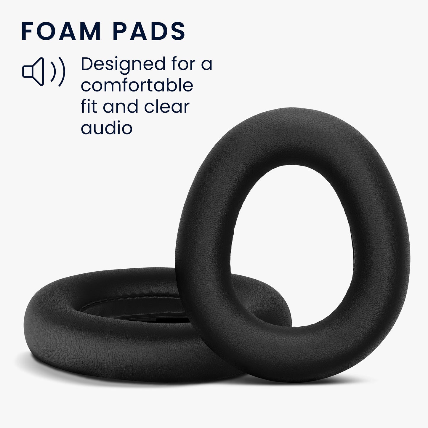 kwmobile Ear Pads for Beyerdynamic AVENTHO 300 Ear Cushions Replacement Ear Pads Headphone Spare Parts Headphone Replacement Pads Over Ear Headphones
