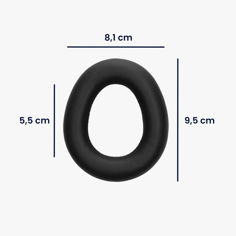 kwmobile Ear Pads for Beyerdynamic AVENTHO 300 Ear Cushions Replacement Ear Pads Headphone Spare Parts Headphone Replacement Pads Over Ear Headphones
