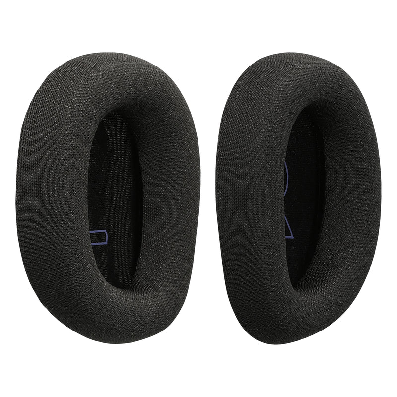 kwmobile 2x Mesh Polyester Ohr Polster für Logitech G G522 LIGHTSPEED Ohrpolster - Ersatz Ohrpolster - Kopfhörer Ersatzteile - Kopfhörer Ersatzpolster für Over Ear Headphones Schwarz  