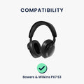 kwmobile Ear Pads for Bowers & Wilkins PX7 S3 Ear Cushions Replacement Headphone Spare Parts Over-Ear Headphones